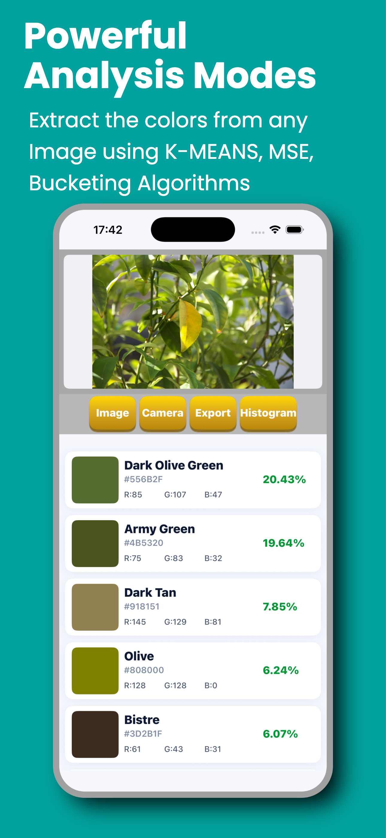 Color Analysis iOS Overview