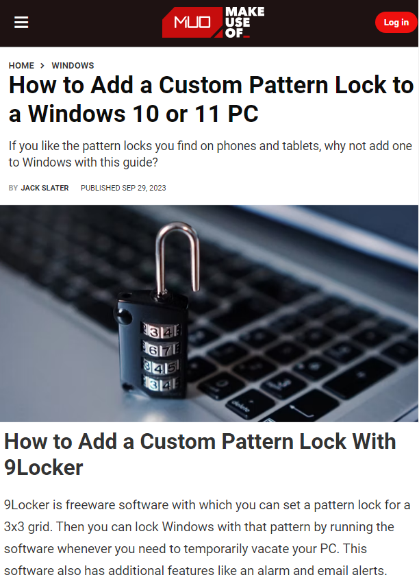 MakeUseOf Editorial Feature